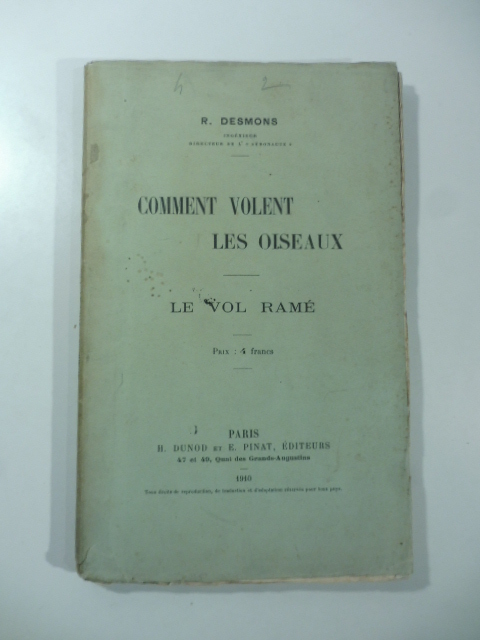 Comment volent les oiseaux. Le vol ramè